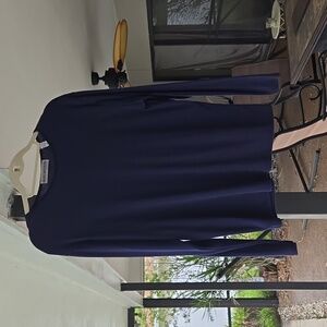 Amanda Smith Deep Blue Knit Top